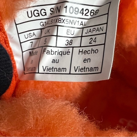 UGG Neumel Women’s Chukka Casual Suede Boots Orange Soda - Picture 7 of 9